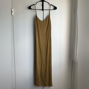 Zara Tan Maxi Dress